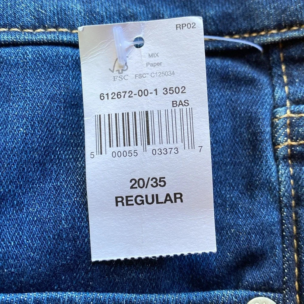 Gap Universal Leggings Blue Denim Super Skinny Leg Woman’s Plus Size 20/35R. NWT - Picture 7 of 10